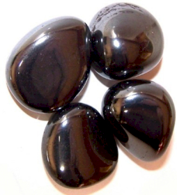 24x L Tumble Stones - Hematite