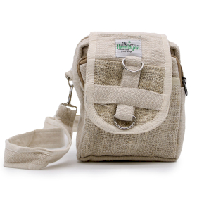 Forest Green Pure Hemp Bag Shoulder Bag Messenger Bag 