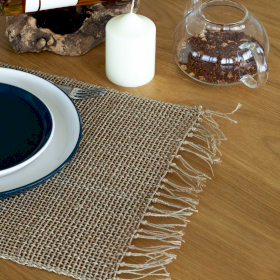 Seagrass Fringe Natural Placemat - Natural