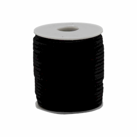 Bulk Roll Pendant Cord -  2.5mm x 45m - Black A001