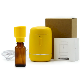 Single Waterless Oil Nebulizer - USB to C Yellow