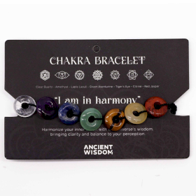 3x Chakra String Bracelets - Mini Donuts