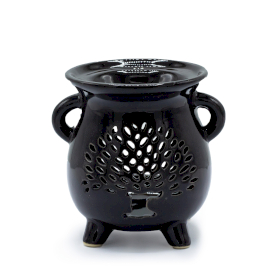 3x Cauldrons Oil Burner - Tree of Life - Black