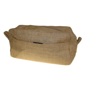 6x Jute Toiletry Bag - Natural