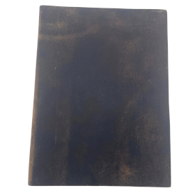 Black Tan Daily Note Book - 20x15cm