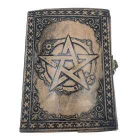 Pentacle - Esoteric Notebook - Anique Grey - 17.5x12.5x3cm