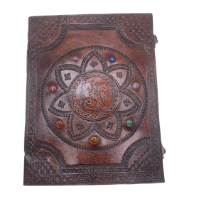 Huge Tomb Book -  Charkra Stones Dragon Mandala - 25x34cm