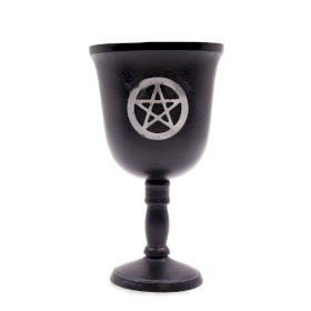 Iron Ritual Goblet - Pentagon - 20x11cm