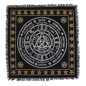 6x Esoteric Fringed Altar Cloth -  Life Death Rebirth