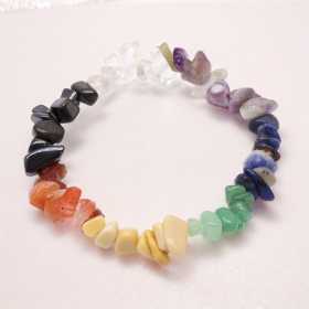 12x Chipstone Bracelet - 7 Chakras