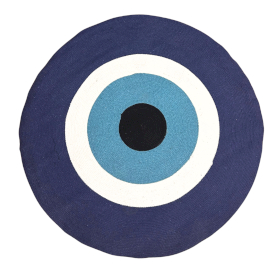 Cotton Rug - Evil Eye 120cm