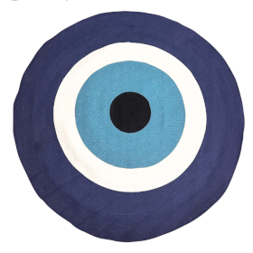 Cotton Rug - Evil Eye 150cm