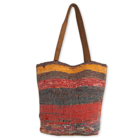 Recycled Big Rug Bag - Sunset Shades