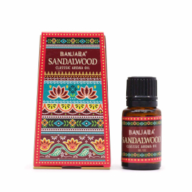 6x Banjara Indian Fragrance Oil 10ml - Sandalwood