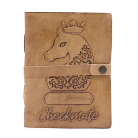 Checkmate Book - Light Tan - 20x15cm