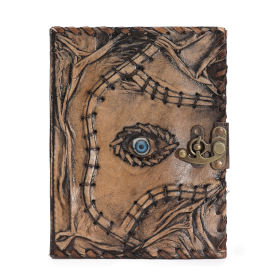 Brown Tan Book - Evil Eye Decor - 20x15cm