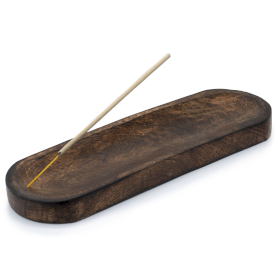 4x Large Incense Tray 30x10cm - Classic Mango Wood