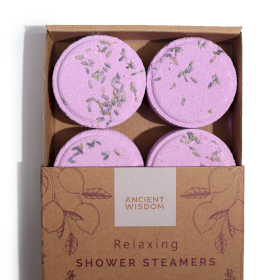 3x Zen Shower Steamers - Therapy Wellness Gift Set - Relaxing (Purple)