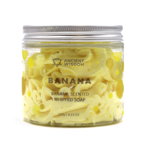 3x Banana Whipped Cream Soap 120g