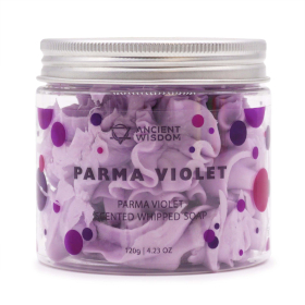 3x Parma Violet Whipped Cream Soap 120g