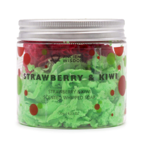 3x Strawberry & Kiwi Whipped Cream Soap 120g