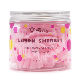 3x Lemon Sherbet Whipped Cream Soap 120g