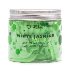 3x White Jasmine Whipped Cream Soap 120g