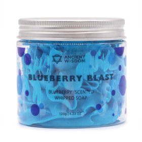 3x Blueberry Blast Whipped Cream Soap 120g