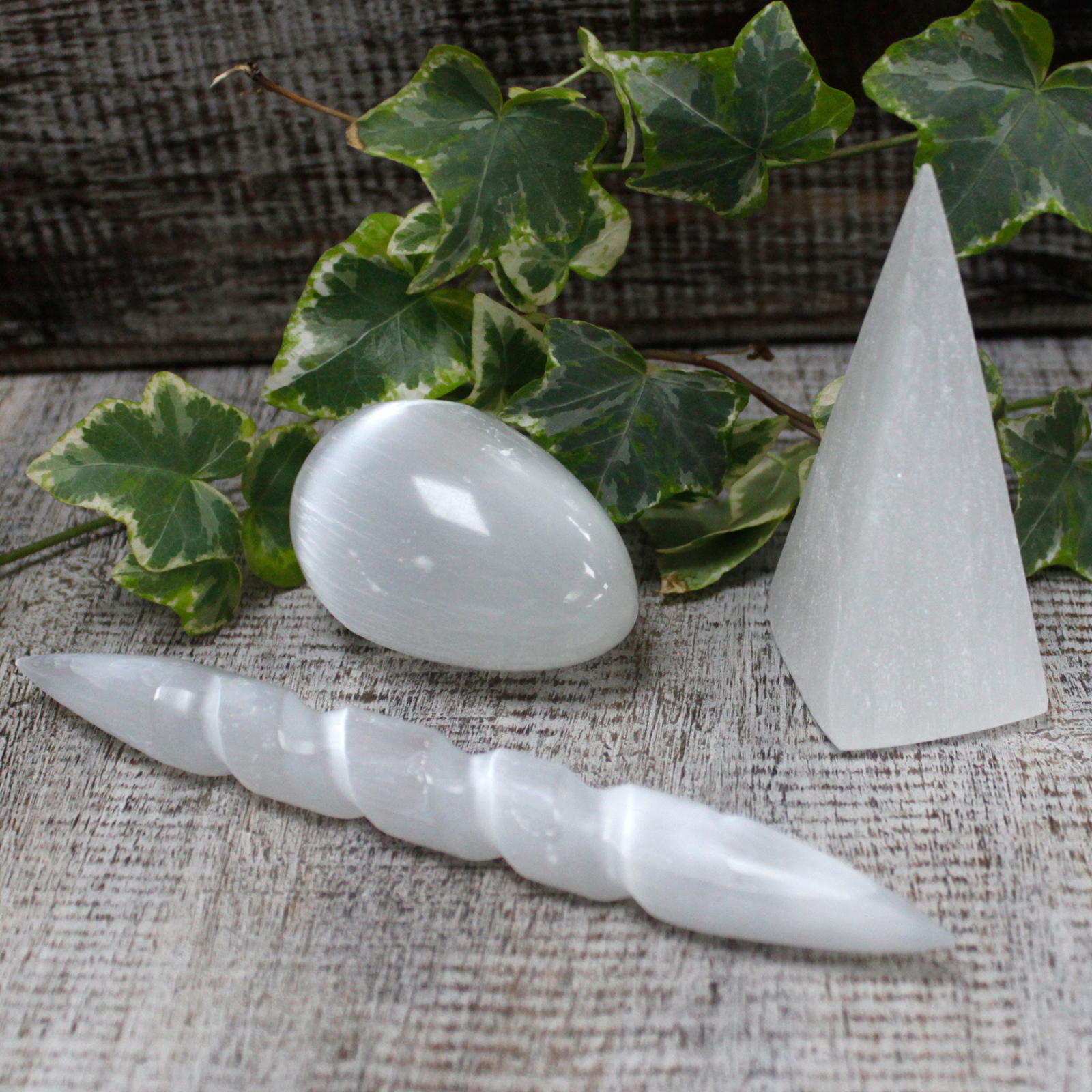 AW Artisan Selenite Wands