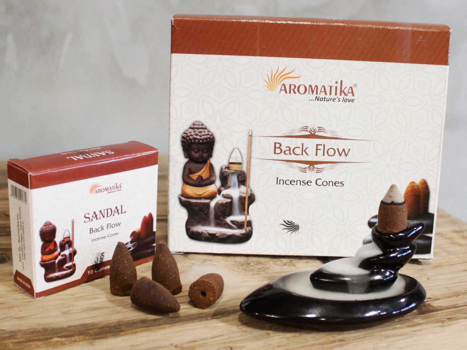 AW Artisan Aromatika Backflow Incense Cones