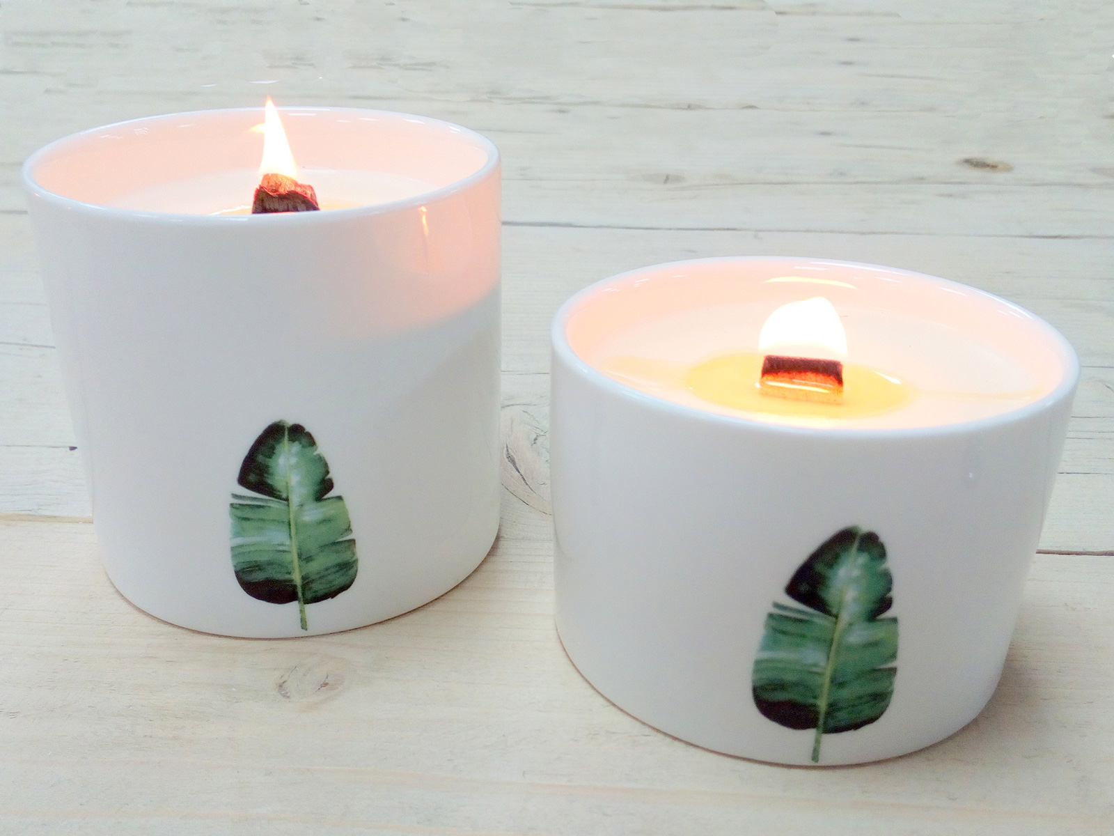 Botanical Wooden Wick Soy Candles AW Artisan