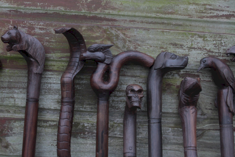 Aw Artisan Europe Bali Wooden Walking Sticks