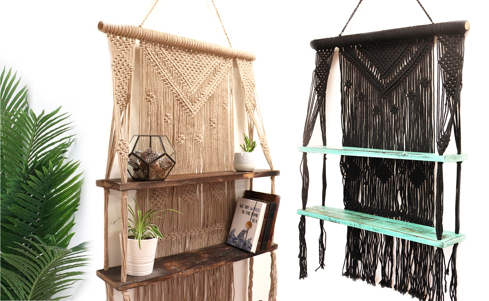 wholesale Macrame hanging shelves