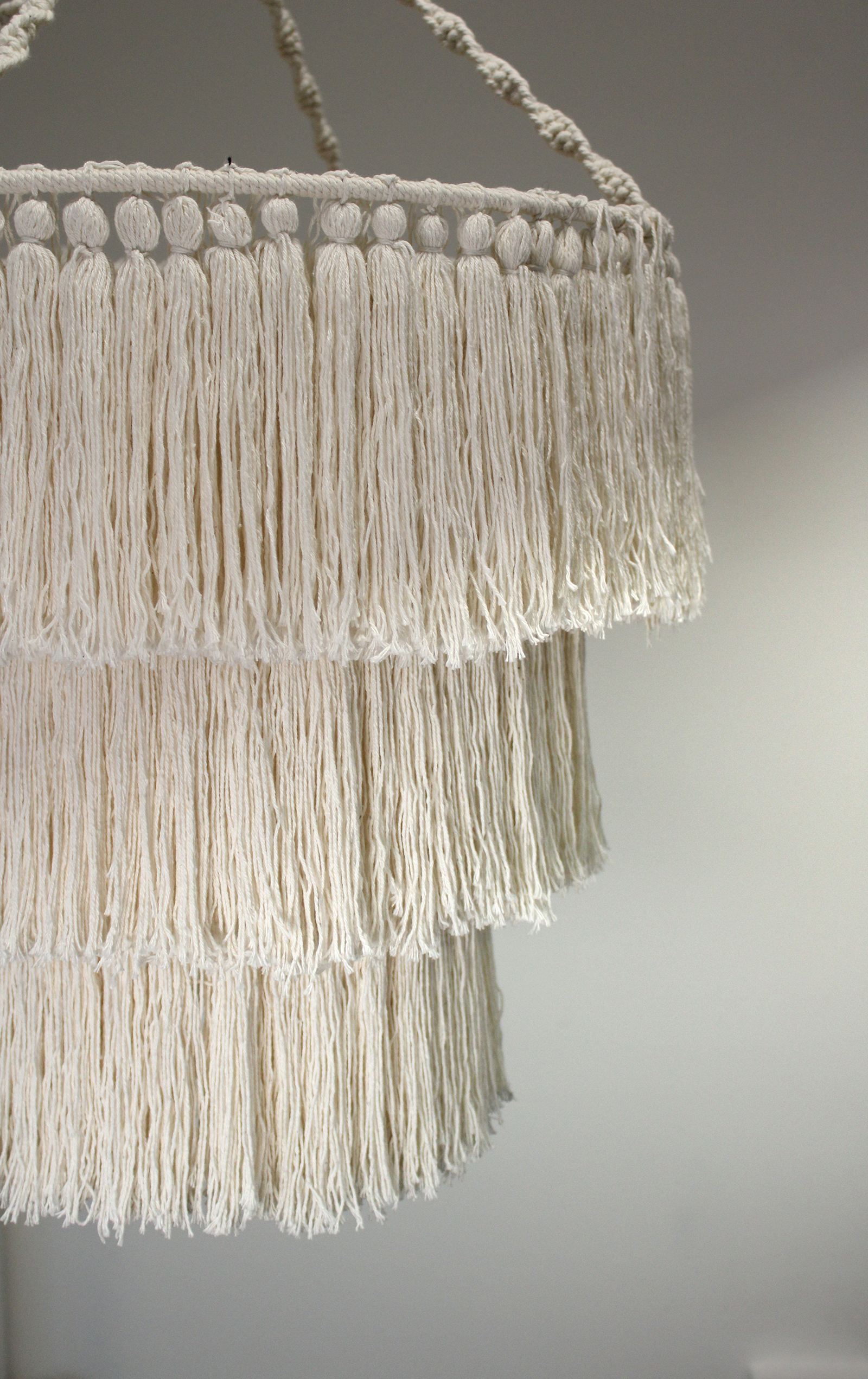 Macrame Soft Chandelier. Wholesale AW Artisan