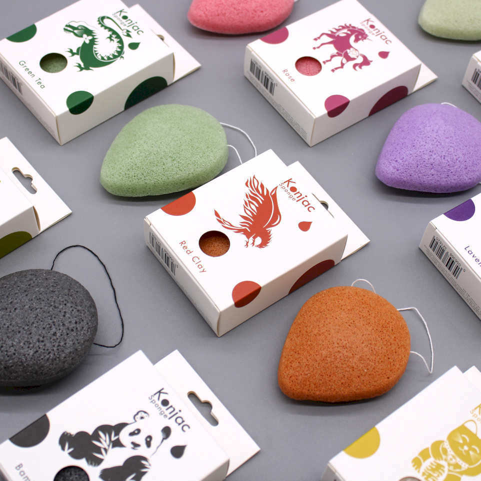 aw artisan teardrop konjac sponge