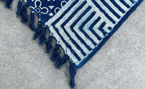 Distributor of Handmade Indigo Throws