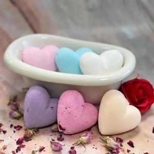 Wholesale Love Heart Bath Bombs