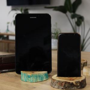 Natural Wood Phone Stand for Resale