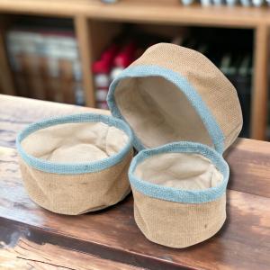 Natural Jute Baskets for Retailers