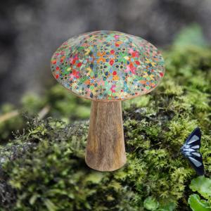 Supplier of Wooden Mushroom Decoration