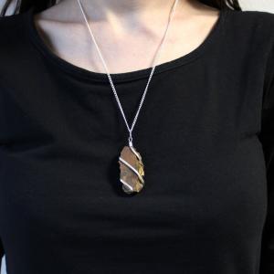 Tiger Eye Indian Gemstone Necklace