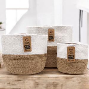 Supplier of Cotton Rope Storage Baskets