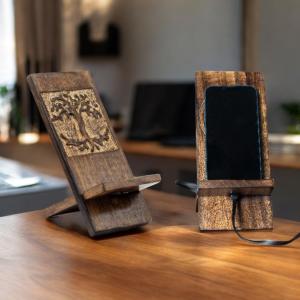 Wholesale Natural Wood Phone Stands